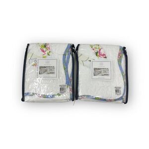 Modern Southern Home Sadie Quilt Pillow Shams Set of Two Brand New Packages NWT